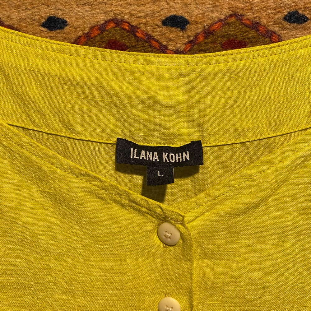 Ilana Kohn  Kacey Linen Dress - Sunshine - Picture 6 of 7